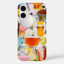 エステティックティーコラージュの電話ケース