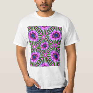 エステティックデイジーパターン Tシャツ