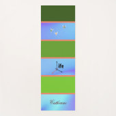 エステティックパステルカラーカスタム ヨガマット (正面)