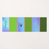 エステティックパステルカラーカスタム ヨガマット (正面(横))