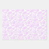 エステティックパステルライトパープルカウズ ラッピングペーパーシート (正面3)