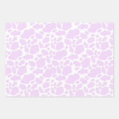 エステティックパステルライトパープルカウズ ラッピングペーパーシート (正面2)