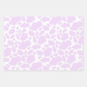 エステティックパステルライトパープルカウズ ラッピングペーパーシート (正面)