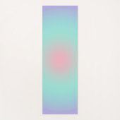 エステティックパステルレインボーリフレクショングラデーション ヨガマット (正面)