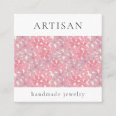 エステティックパープルネックレスジュエリーディスプレイカード エンクロージャーカード (正面)