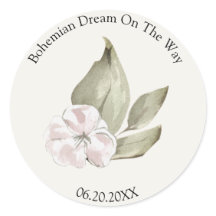 エステティックピンクフラワーグリーン離れパステル