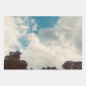 エステティックブルースカイラッピング紙フラットシートセット ラッピングペーパーシート (正面3)