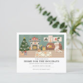 エステティックホリデーホームウェイブモーテッドホリデーカード (スタンド正面)