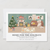 エステティックホリデーホームウェイブモーテッドホリデーカード (正面)