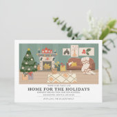 エステティックホリデーホームウェイブモーテッドホリデーカード (スタンド正面)