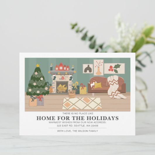 エステティックホリデーホームウェイブモーテッドホリデーカード (スタンド正面)