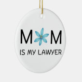 エステティックボタニカルデザイン女子クラシック セラミックオーナメント (右)