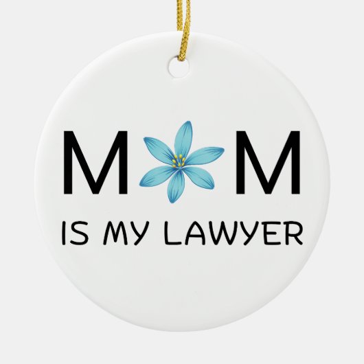 エステティックボタニカルデザイン女子クラシック セラミックオーナメント (正面)