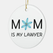 エステティックボタニカルデザイン女子クラシック セラミックオーナメント (左)