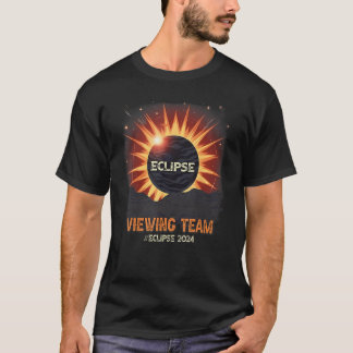 エステティックマウンテン太陽のトータルEclipseお茶 Tシャツ