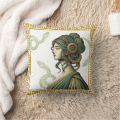 エステティックメドゥーサアートピロー クッション (ブランケット)