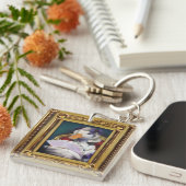 エステティックレディアヒル写真フレーム キーホルダー (正面右)