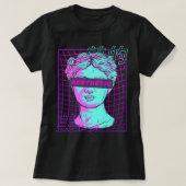 エステティック日本のVAPORWAVEバストギリシャ彫刻 Tシャツ (デザイン正面)