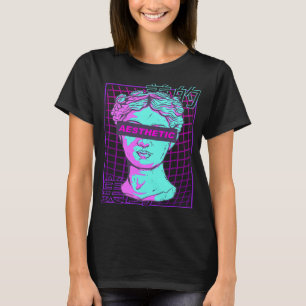 エステティック日本のVAPORWAVEバストギリシャ彫刻 Tシャツ