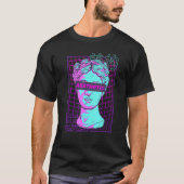 エステティック日本のVAPORWAVEバストギリシャ彫刻 Tシャツ (正面)