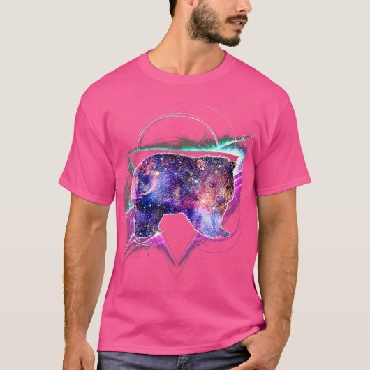 エステティック銀河系ウォンバット Tシャツ (正面)