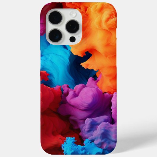 エステティック・アート抽象芸術カラフルスプラッシュ Case-Mate iPhoneケース (裏面)
