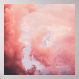 エステティック・オレンジ・スカイ・アンド・クラウド・ポスター ポスター