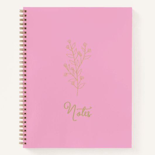 エステティック・スパイラル・ジャーナル・ノートブック ノートブック (正面)