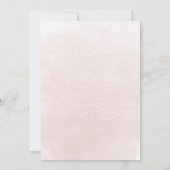 エステティック・ニュートラル性別が赤ちゃんシャワーを明らかにする 招待状 (裏面)