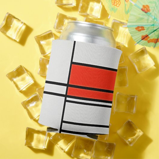 エステティック・ピートモンドリアン・アートワーク合成作品第4号 缶クーラー (インサイチュ 夏)