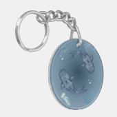 「エステティック・ホエールアクリル酸キーチェーン」 キーホルダー (正面左)