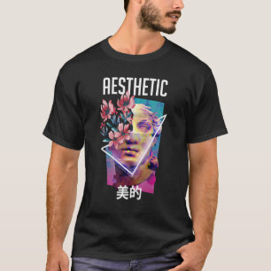 エステティックVAPORWAVEエステティック・スカルプチャー90 Tシャツ
