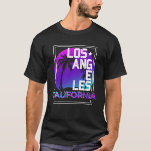 エステティックVAPORWAVEロサンゼルスカリフォルニアCAリター Tシャツ