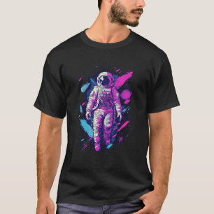 エステティックVAPORWAVE宇宙飛行士グラフィックスペースマングラ Tシャツ
