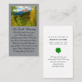 エステパークアイリッシュ賛美ズイエローグリーンブルー 名刺 (正面/裏面)