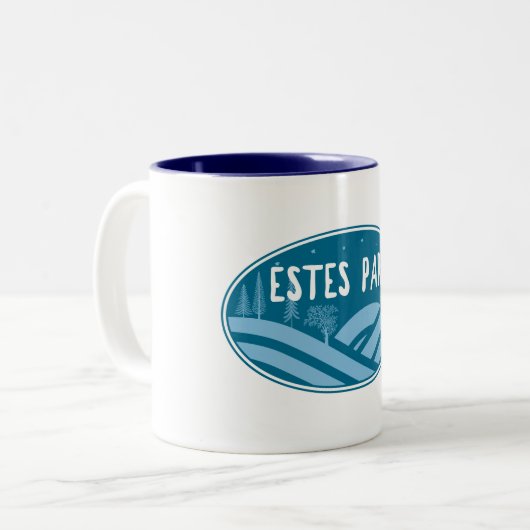 エステパークコロラドアウトドア ツートーンマグカップ (正面左)
