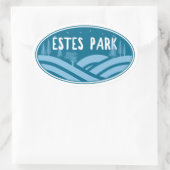 エステパークコロラドアウトドア 楕円形シール (バッグ)