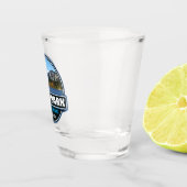 エステパークコロラドトラベルアートエンブレム ショットグラス (右)