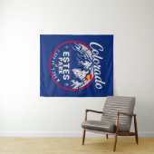 エステパークコロラドマウンテンズレトロサンセットスキー タペストリー (インサイチュ(横))