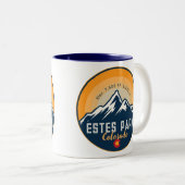 エステパークコロラドマウンテンズレトロサンセットスキー ツートーンマグカップ (正面右)