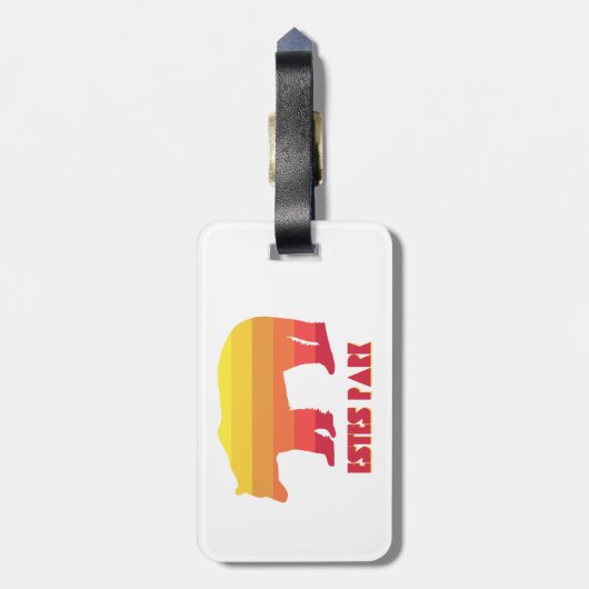 エステパークコロラドレインボーベア ラゲッジタグ (裏面縦)