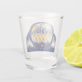 エステパークコロラド州旗マウンテンズハイキング ショットグラス (裏面)