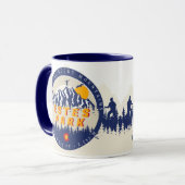 エステパークコロラド州旗マウンテンズハイキング マグカップ (正面左)