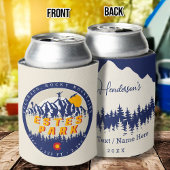 エステパークコロラド州旗マウンテンズハイキング 缶クーラー