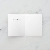 エステパーソナライズされたティックアラビア誕生日カード カード (内部)