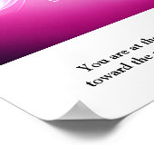 エステパーソナライズされたティックオーラエンジェルナンバーポスター ポスター (角)