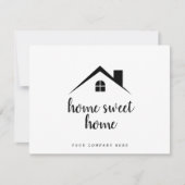 エステパーソナライズされたート実在ホームスイートホーム カード (正面)