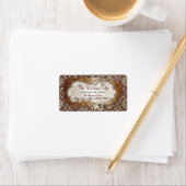 エステビクトリアンティックダマスク住所 シール (インサイチュ)