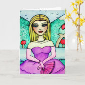 エステファニア お祝いカード カード (黄色い花)