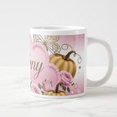 エステファニーお洒落 – ピンククラウドコーヒーマグ ジャンボコーヒーマグカップ (右)